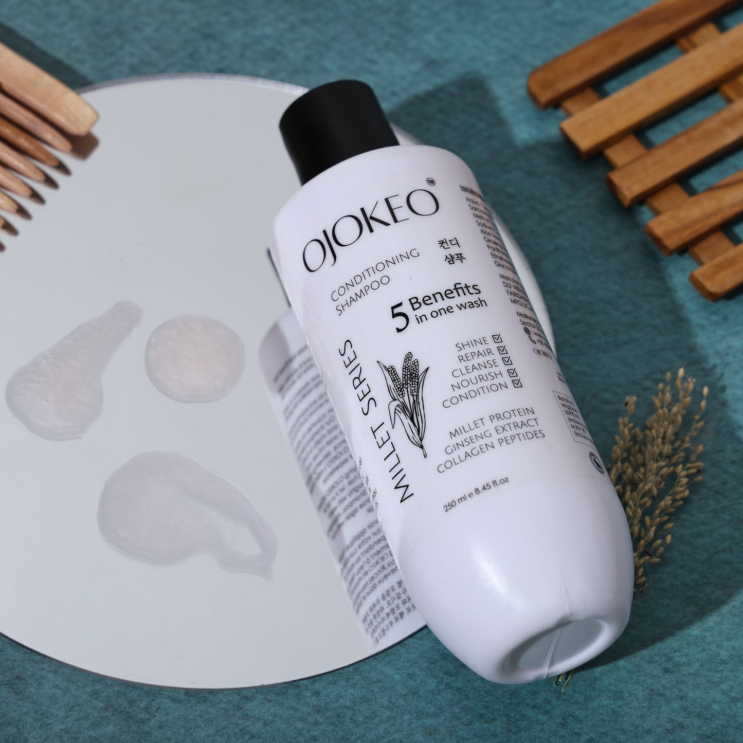 Millet Powered CONDITONING SHAMPOO 250 ml GINSENG | COLLAGEN PEPTIDES | MILLET PROTEIN