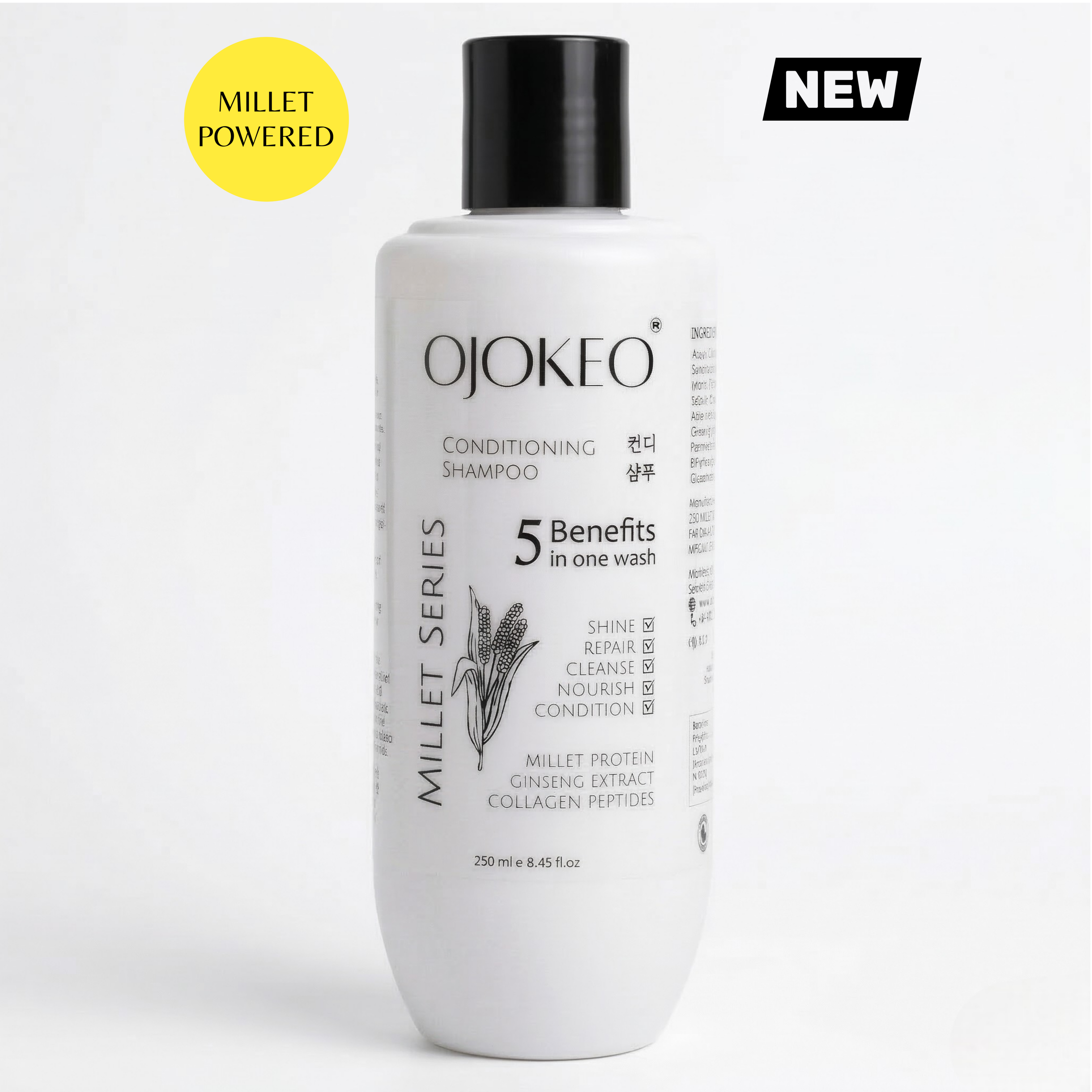 OJOKEO Millet Powered 5 in 1 Conditioning Shampoo 250 ml