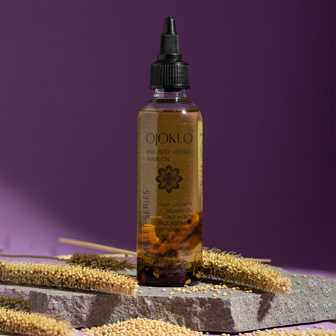 OJOKEO Millet-Powered Infused Herbal Hair Oil 100 ml